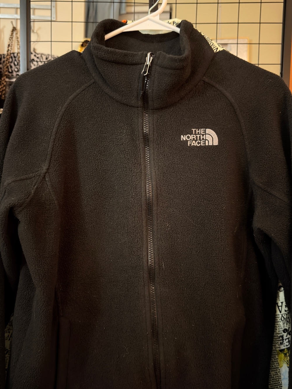 The North Face Women's Black Fleece Jacket - Full Zip